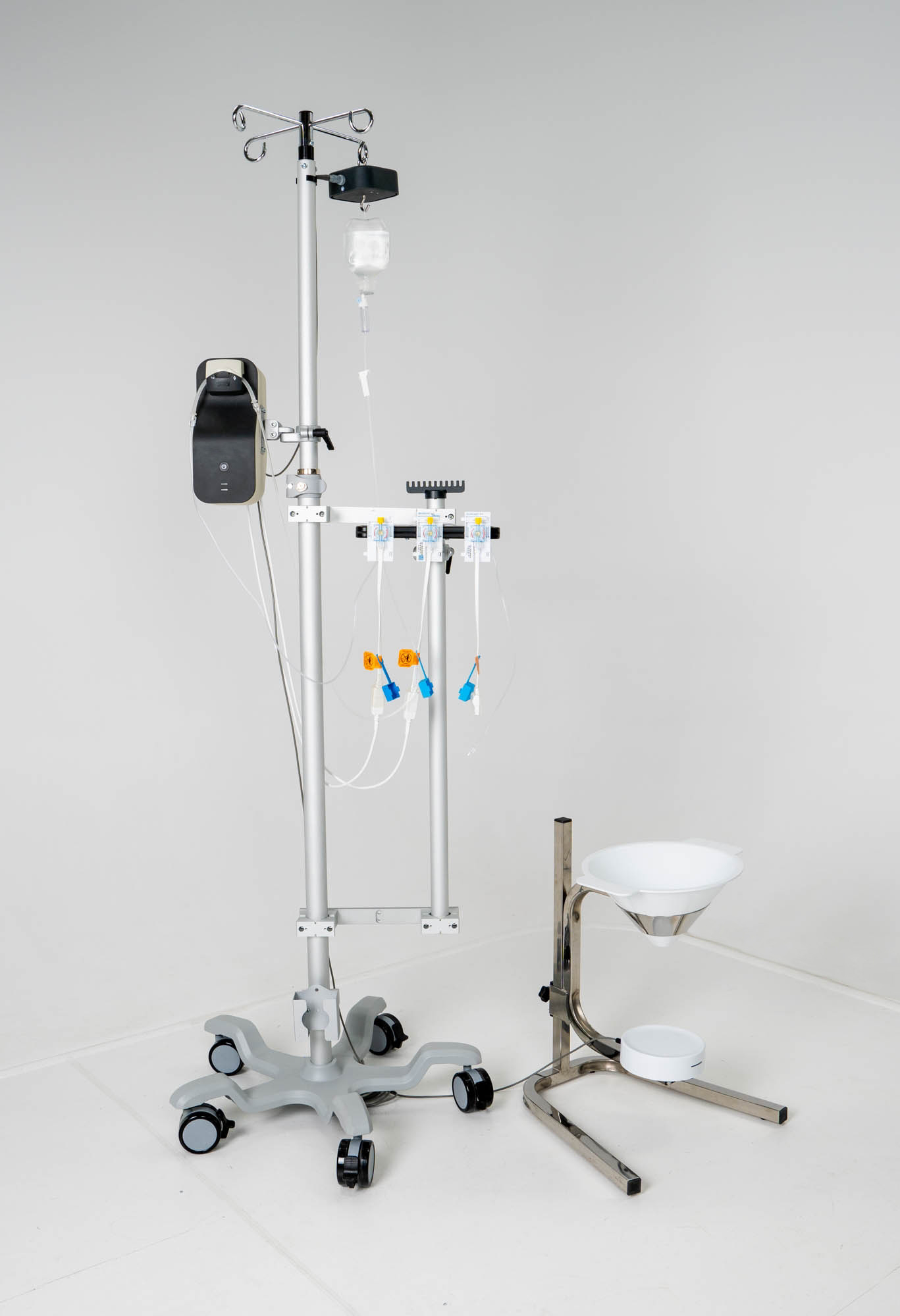 Стойка УроСмарт — измерительные каналы, клапаны и датчики